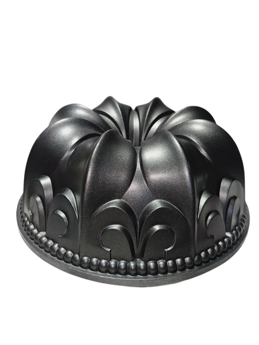 Nordic Ware 10 Cup Fleur De Lis Bundt Cake Baking Pan Non-Stick USA EUC
